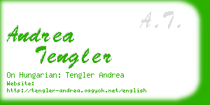 andrea tengler business card